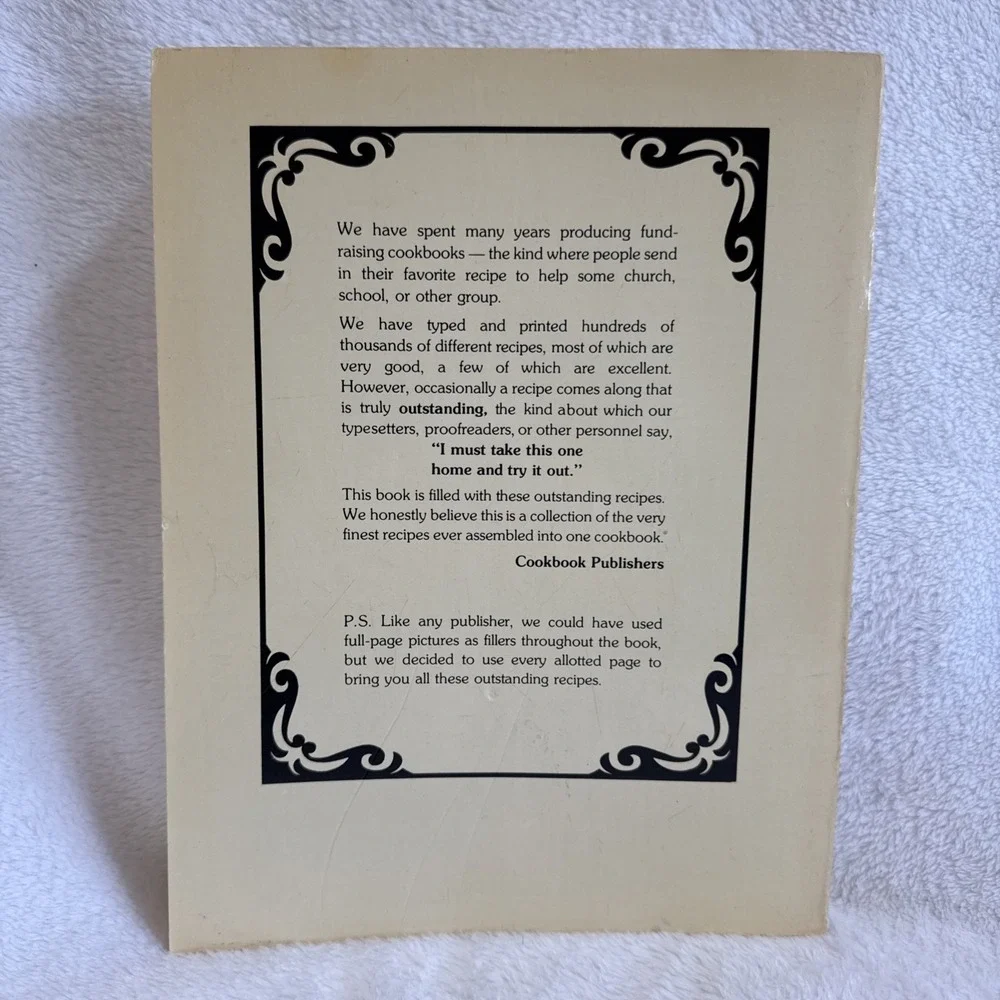 Very‎ Finest Recipes Ever Assembled Into One Cookbook 1979 Becker Publications